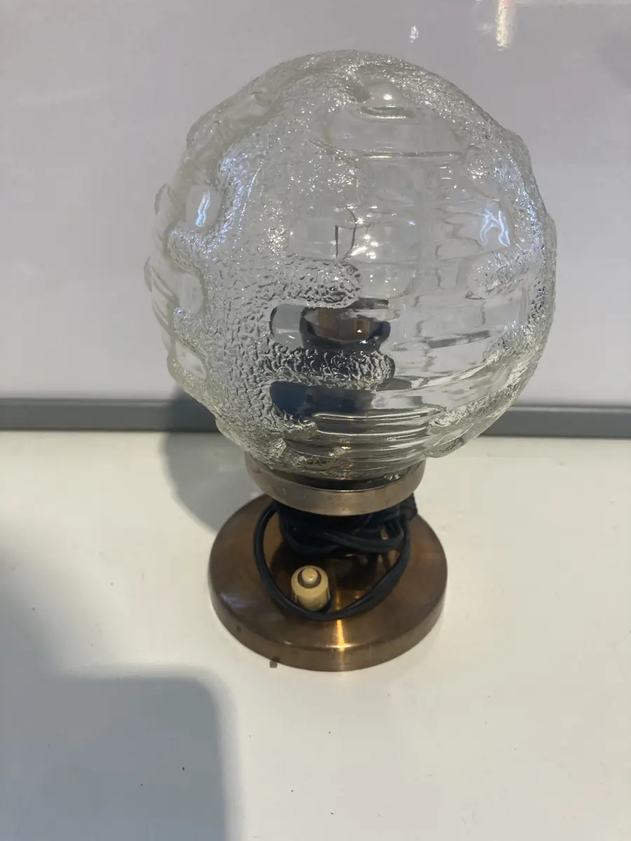 LAMPADA DA TAVOLA VINTAGE A PALLA (SCONTATO)