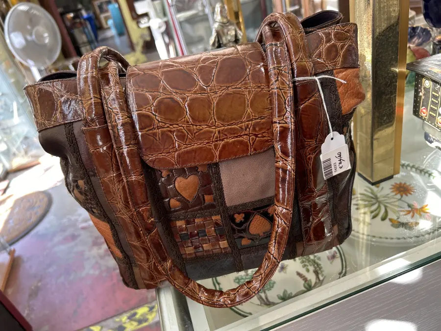 BORSA X DONNA MARRONE ecopelle