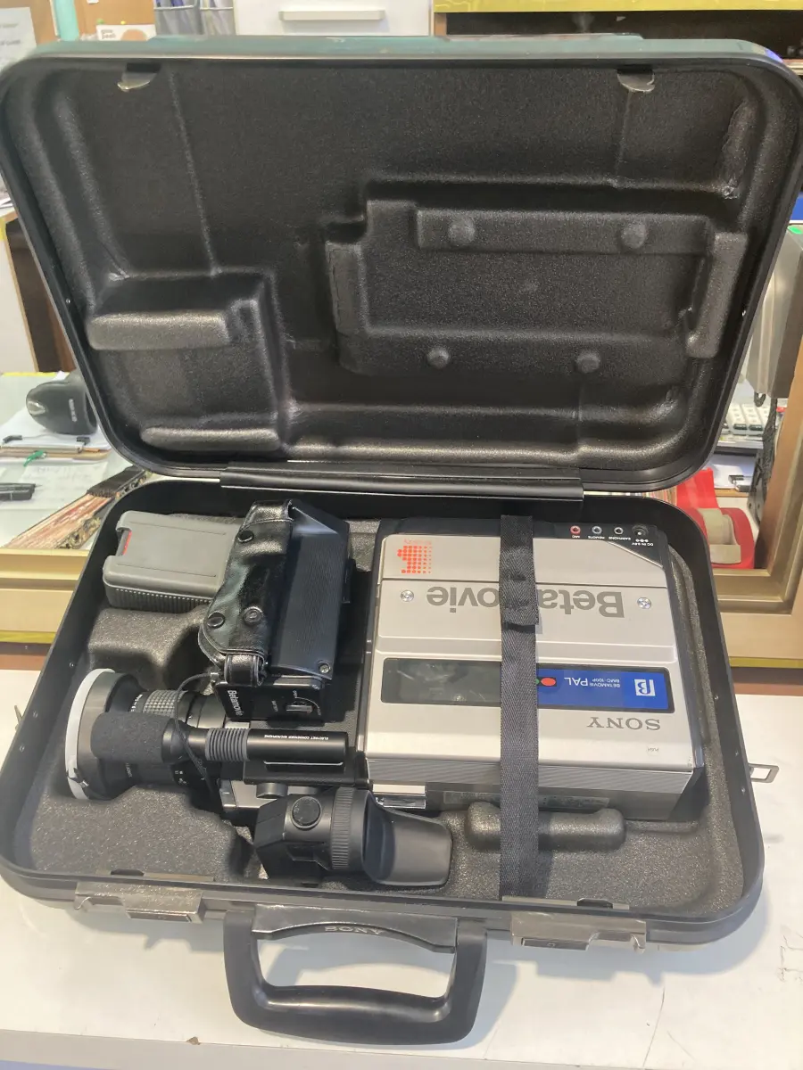 sony betamovie videocamera anni 80