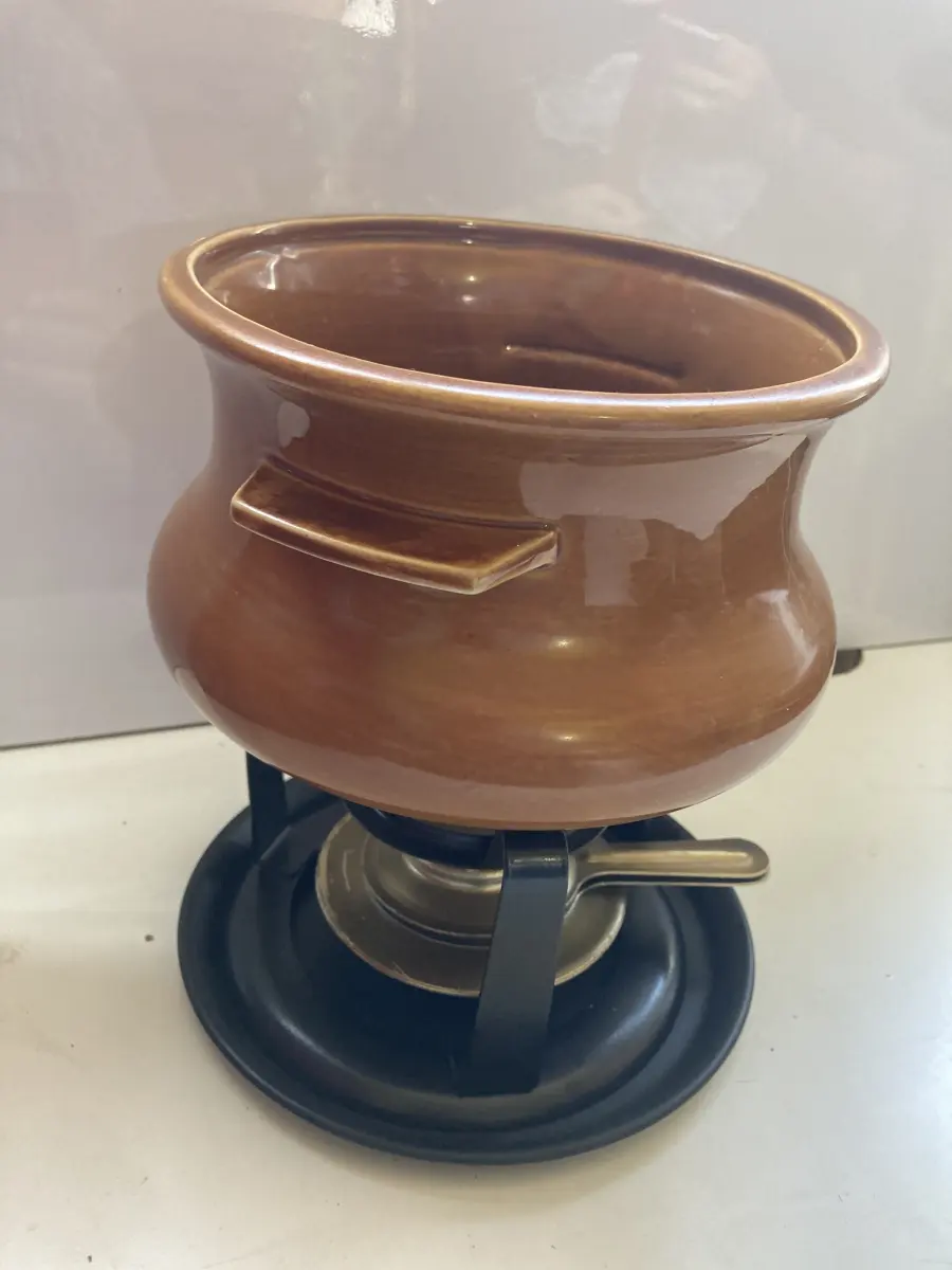 set x fonduta in terracotta