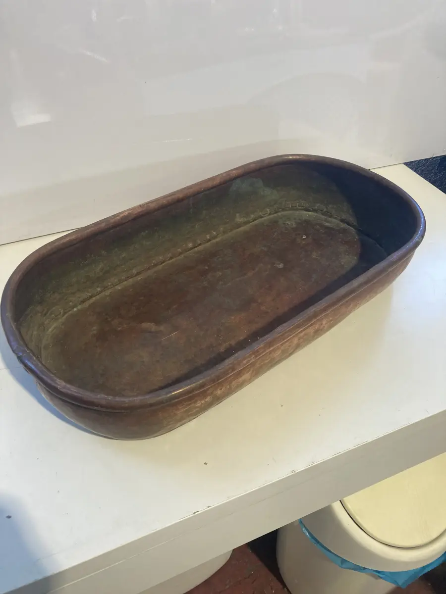 porta vaso ovale lungh cm 50