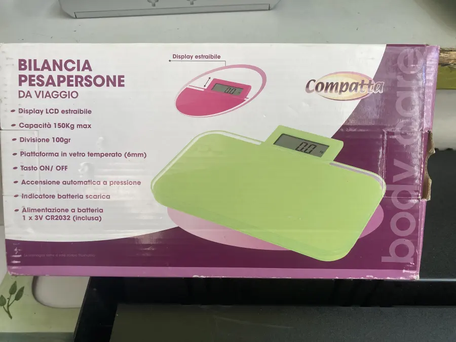 bilancia pesapersone da viaggio