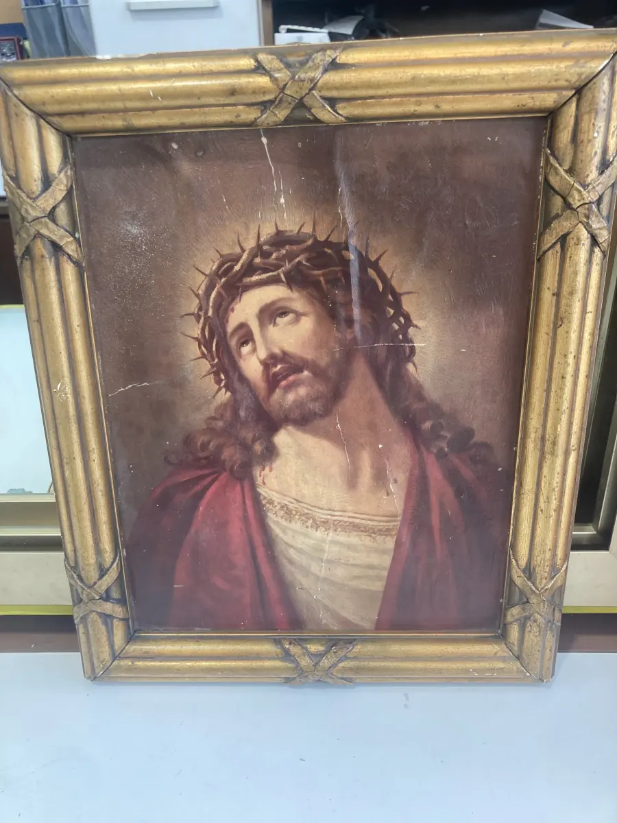 quadro immagine sacra gesu 22x28