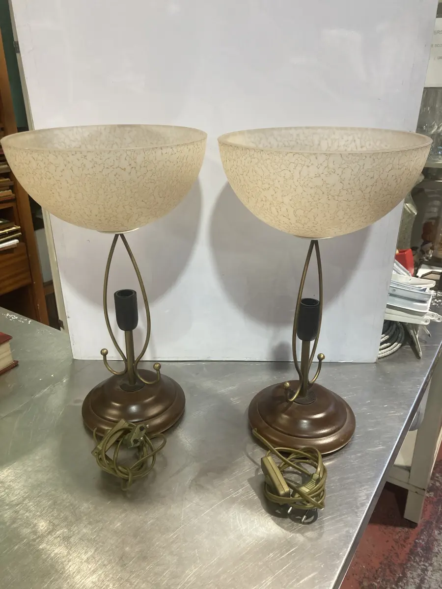coppia lampada da tavolo