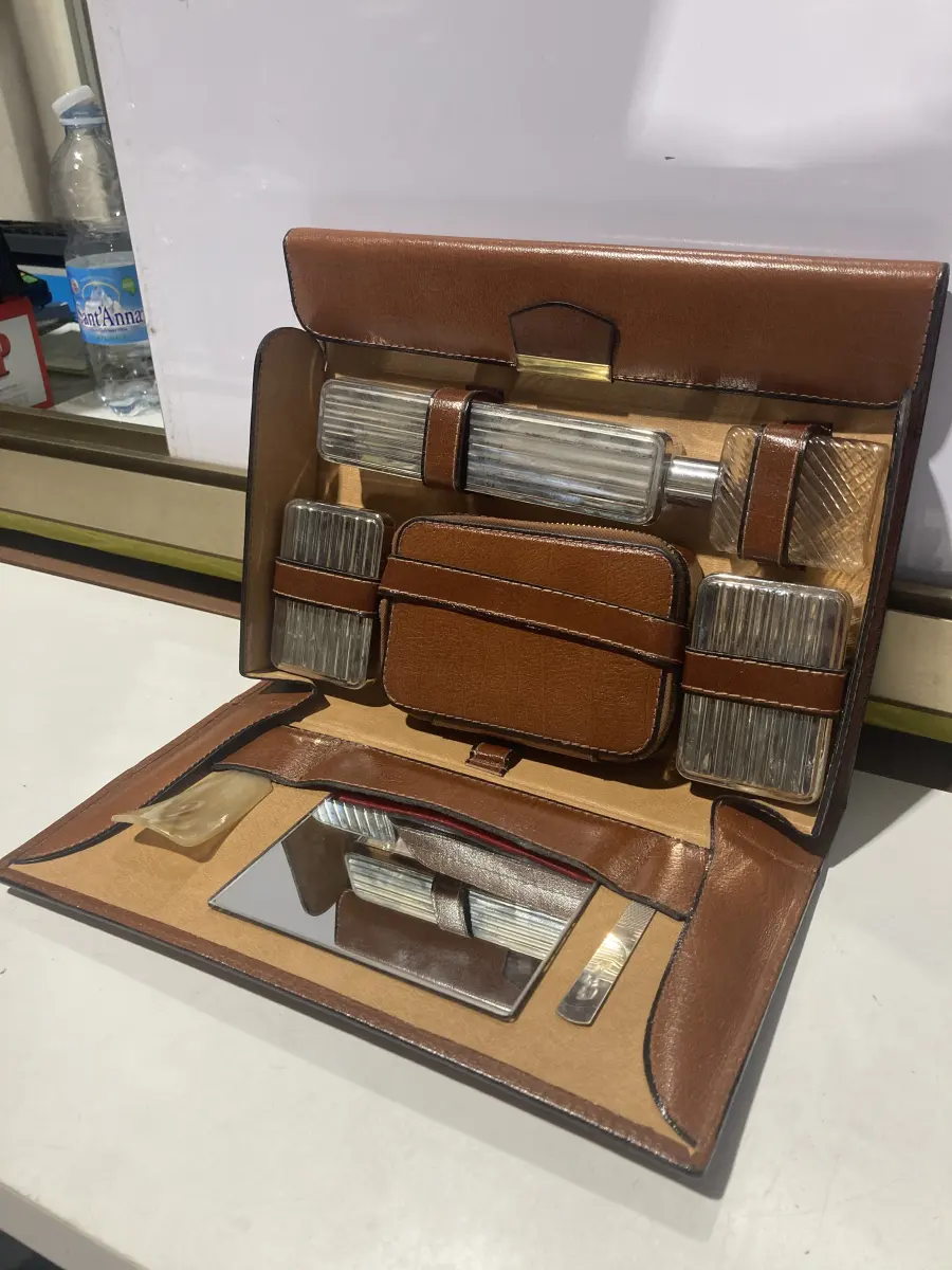 trousse uomo da viaggio vintage