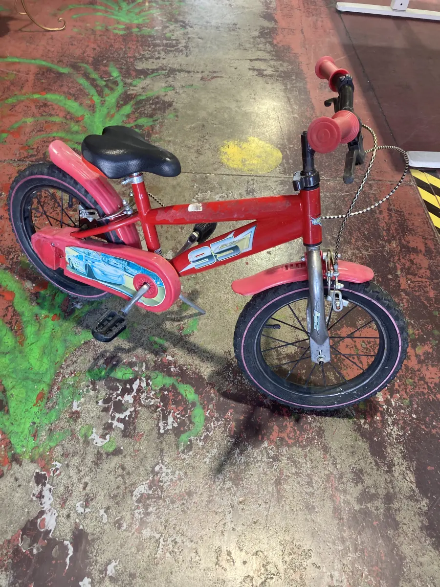 bicicletta  bimbo/a rossa 95