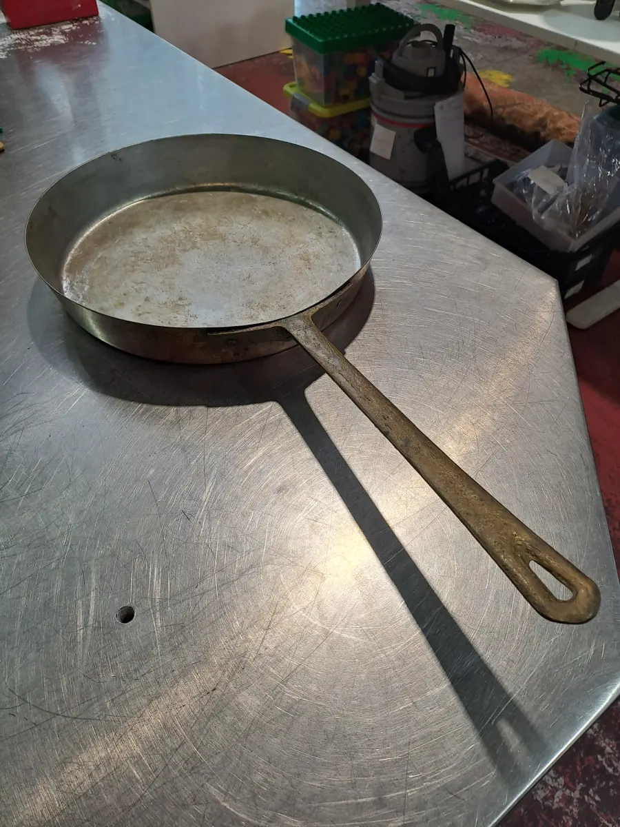 padella in rame 1 manico