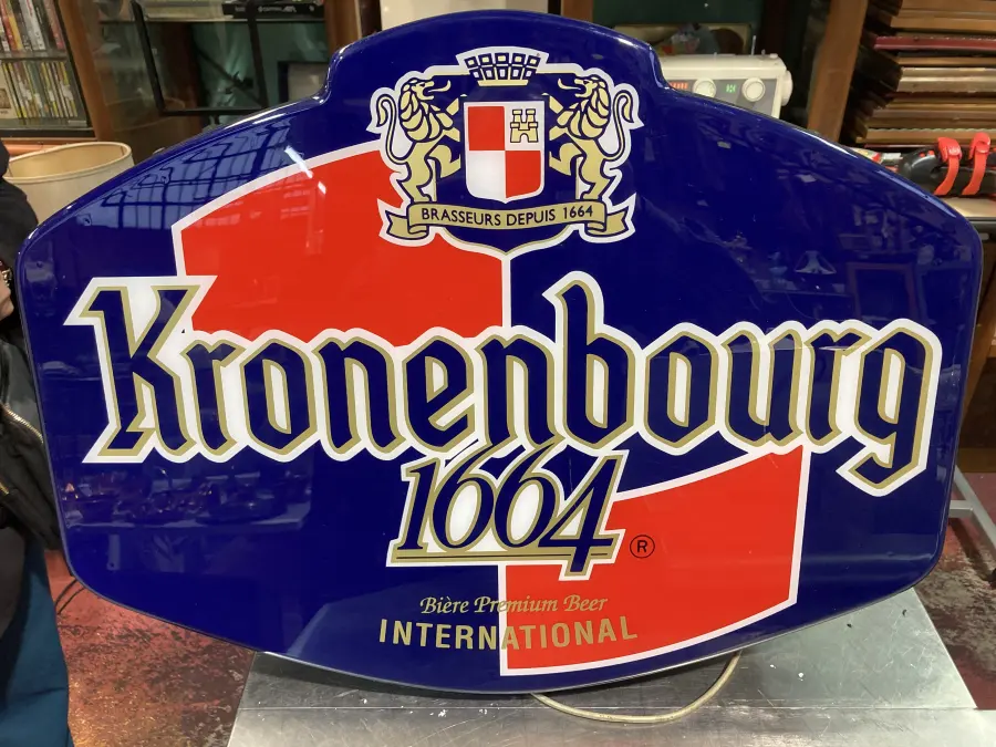 insegna luminosa kronenbourg  1004