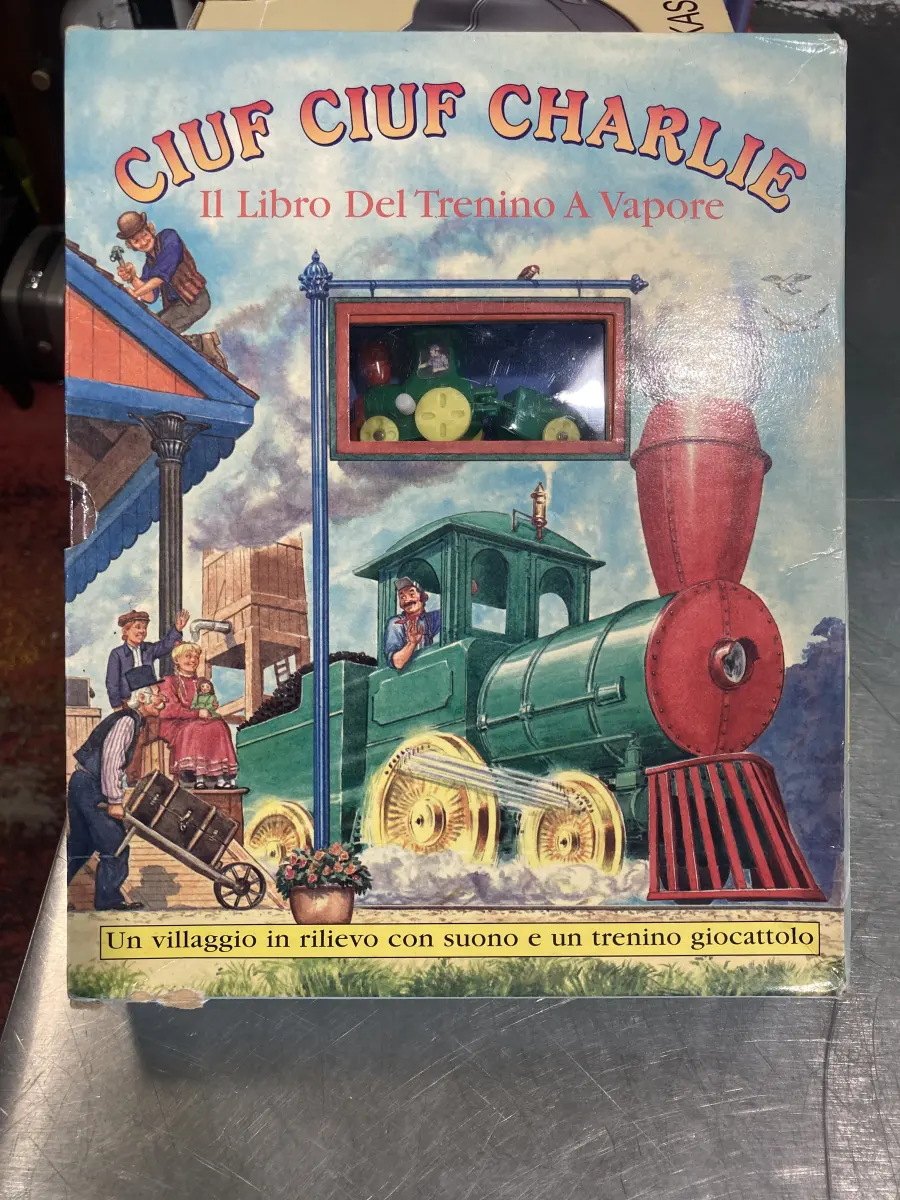 libro del trenino a vapore