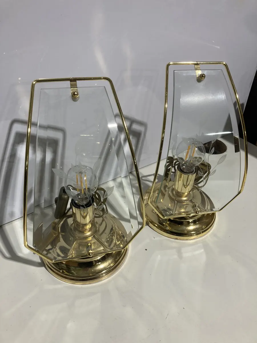 coppia aba jour lampade da comodino